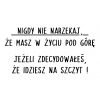 Cytat nr 37 "Nigdy nie narzekaj ..."
