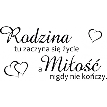 Cytat nr 58 - "Rodzina, tu zaczyna się życie..."