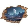 Dziura w ścianie 3D nr 170 - Kosmos, planeta