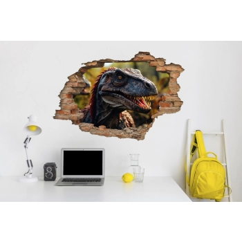 Dziura w ścianie 3D nr 173 Dinozaur - 2